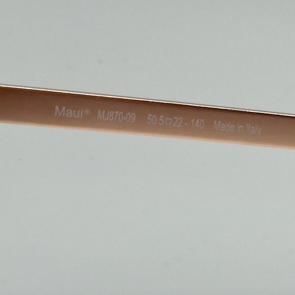 Maui Jim Wood Rose Polarized Sunglasses RS870-09 Pink Tortoise Rose Gold - Picture 4 of 8